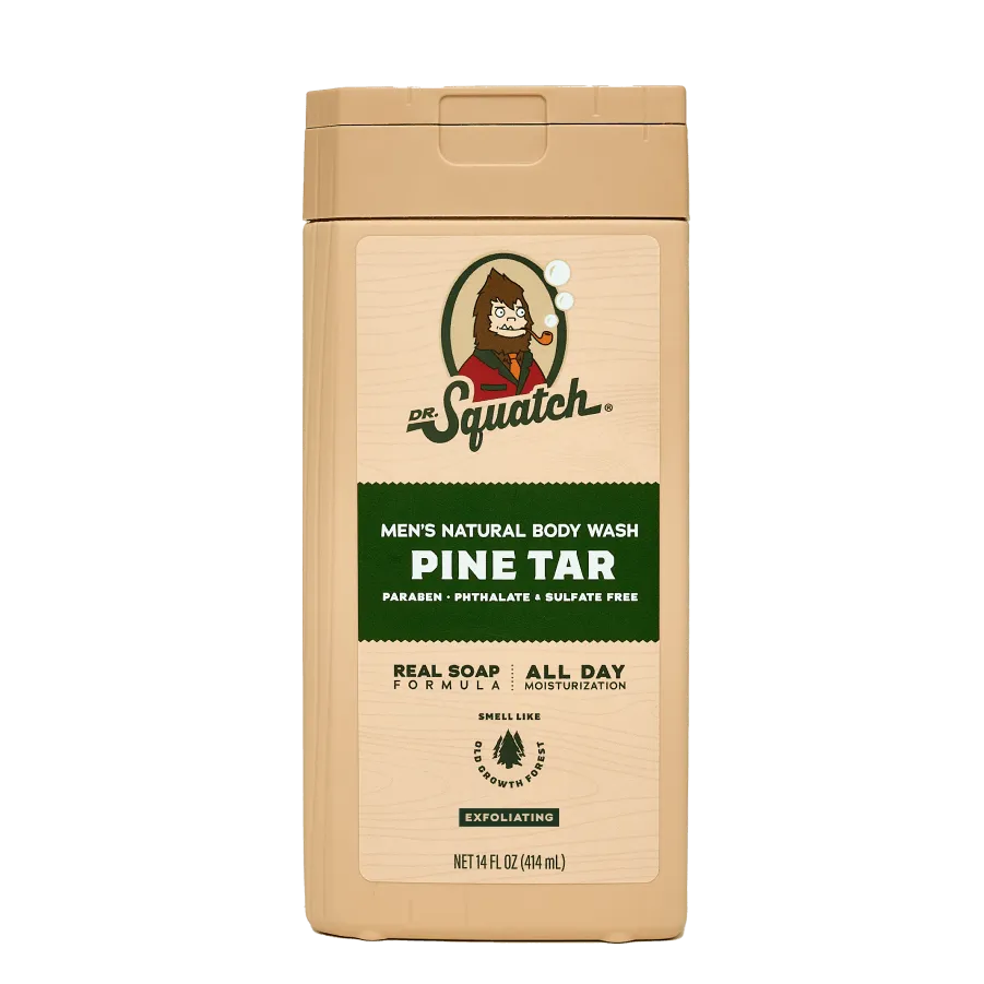 14 oz Pine Tar Exfoliating Body Wash