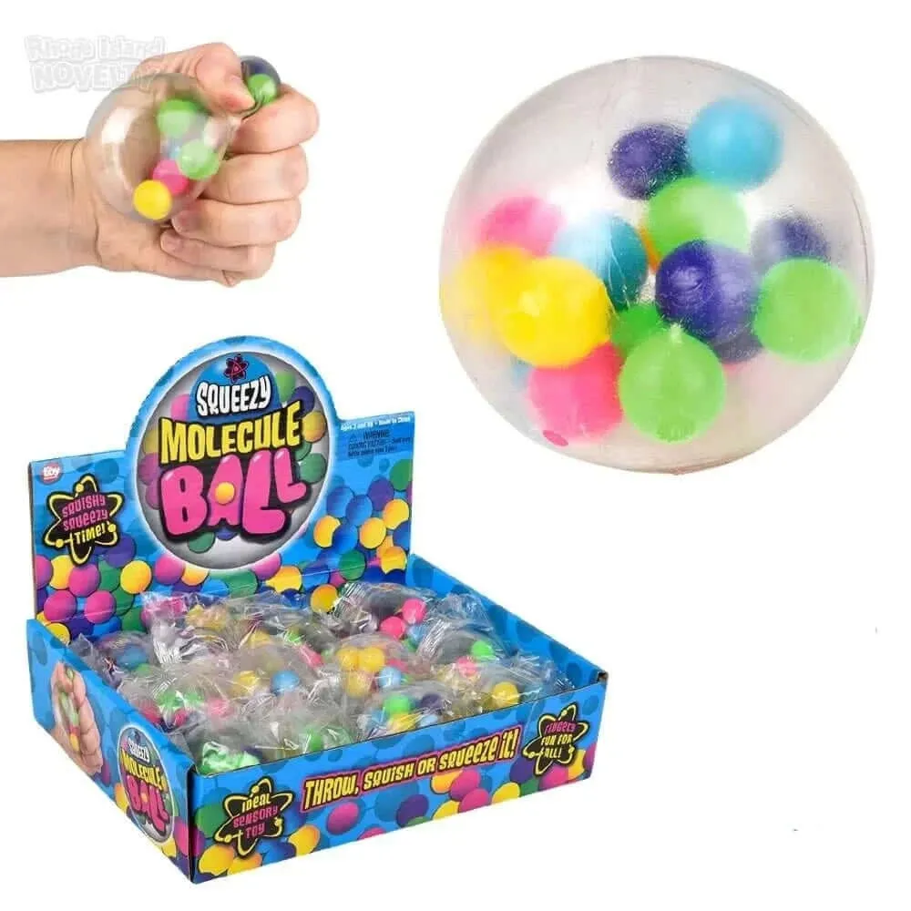 2.33" Squeezy Molecule Ball