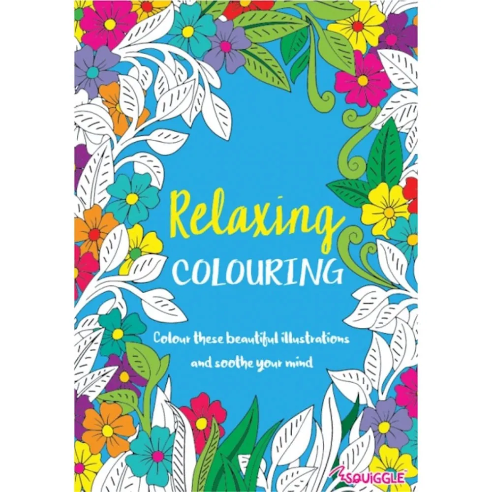 A4 Advanced Colouring Book - Assorted Detailed Designs Intricate Patterns High Quality Paper Relaxing Art Therapy