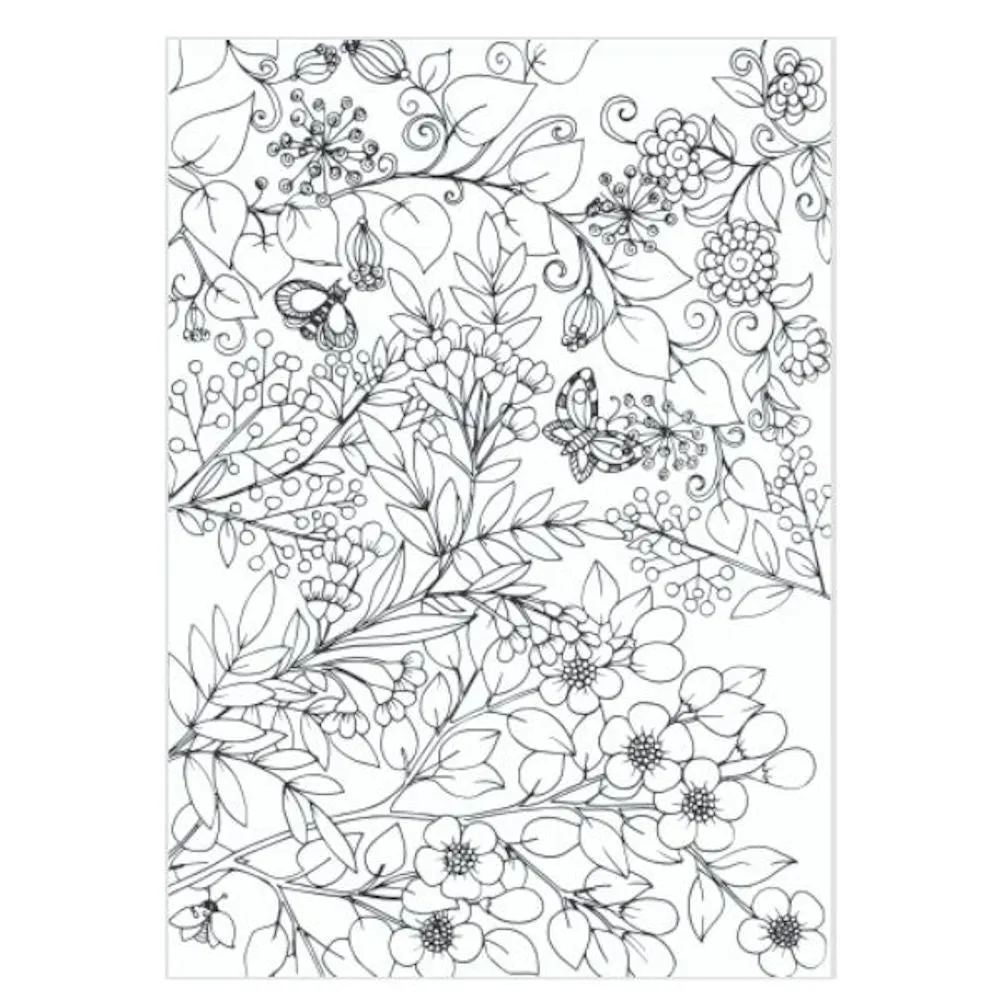 A4 Advanced Colouring Book - Assorted Detailed Designs Intricate Patterns High Quality Paper Relaxing Art Therapy