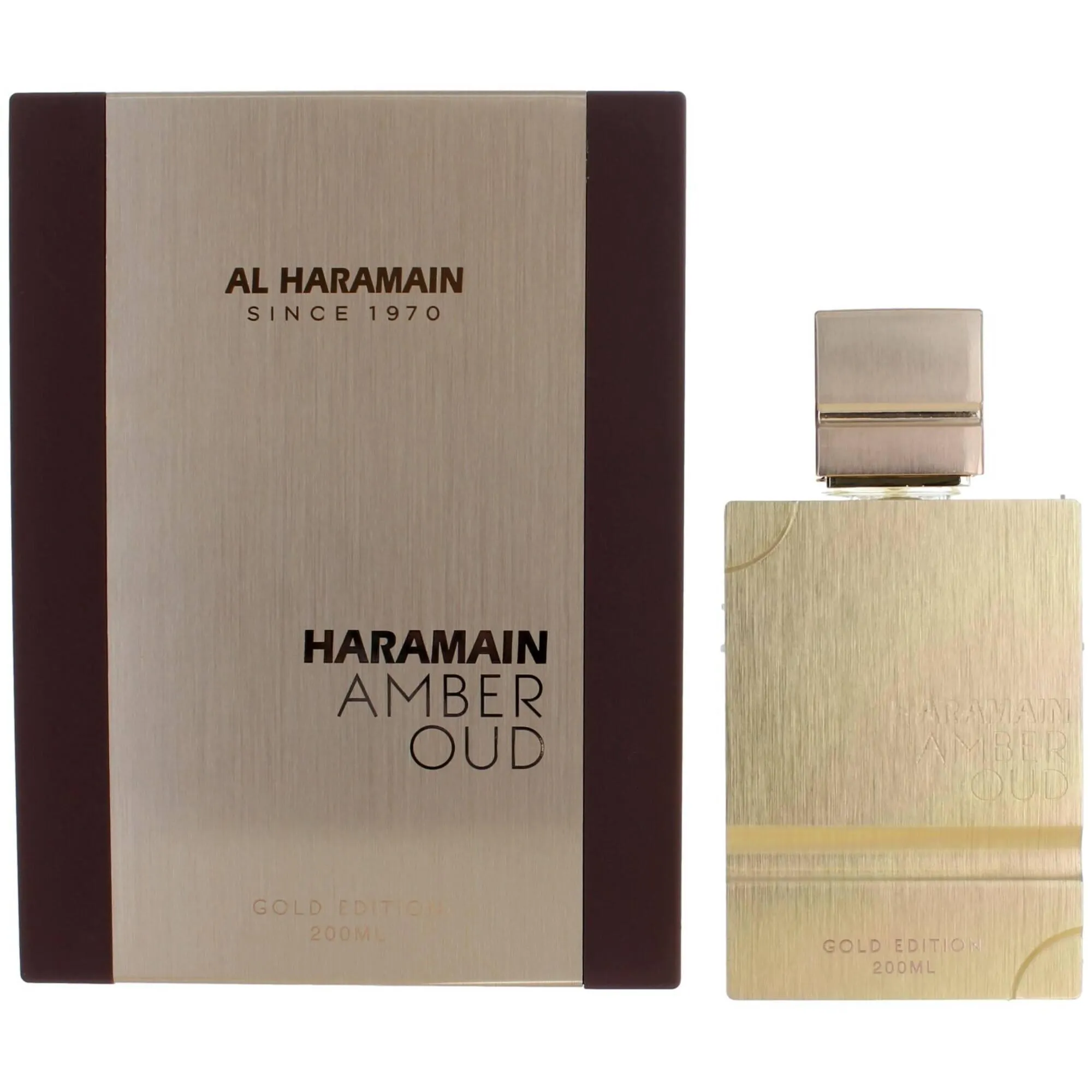 Al Haramain Unisex Eau De Parfum Spray - Exquisite Amber Oud Gold Edition, 6.7 oz