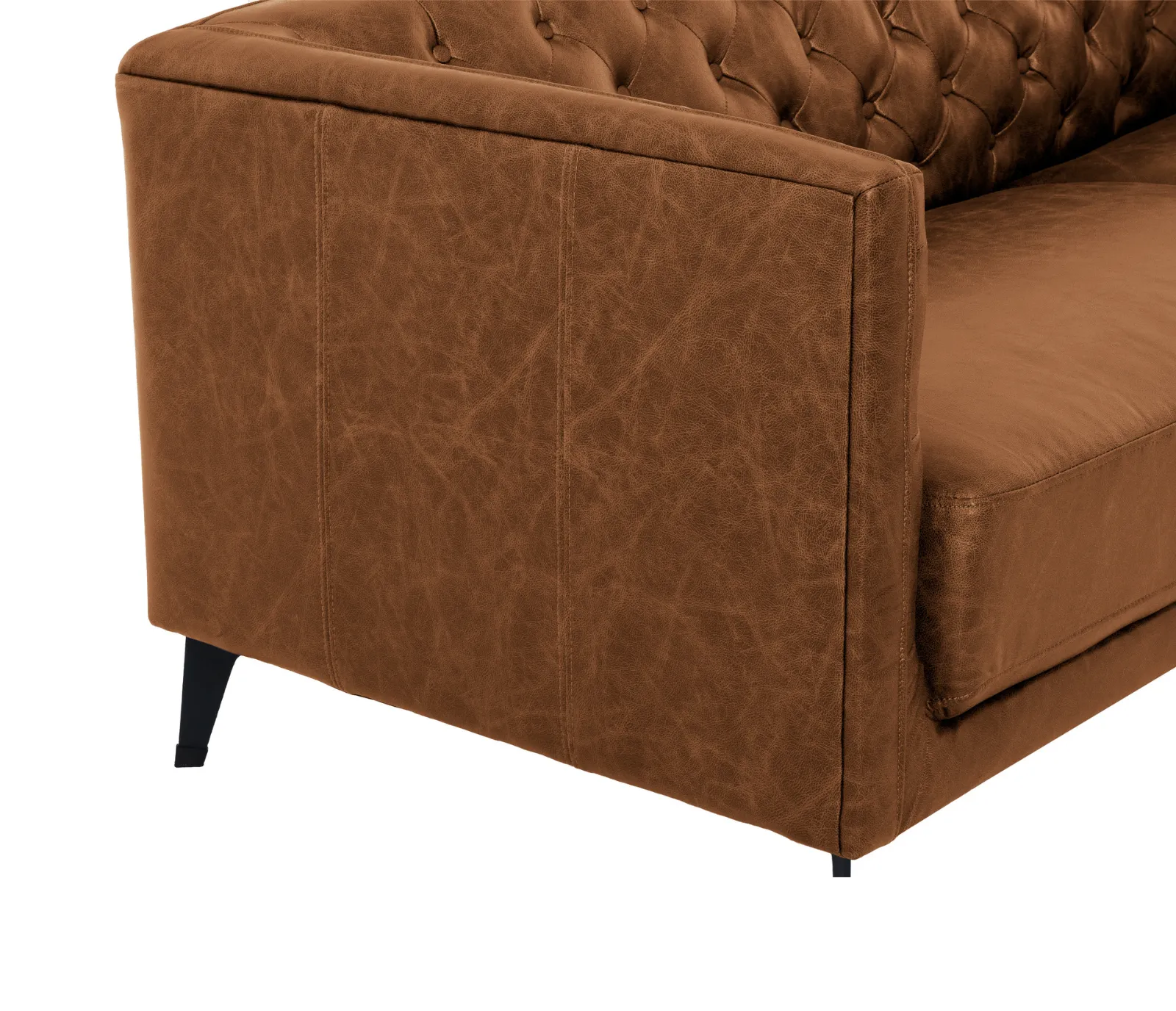 Ashton Chair - Cognac Fabric