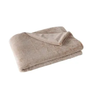 Beige Fluffy Blanket