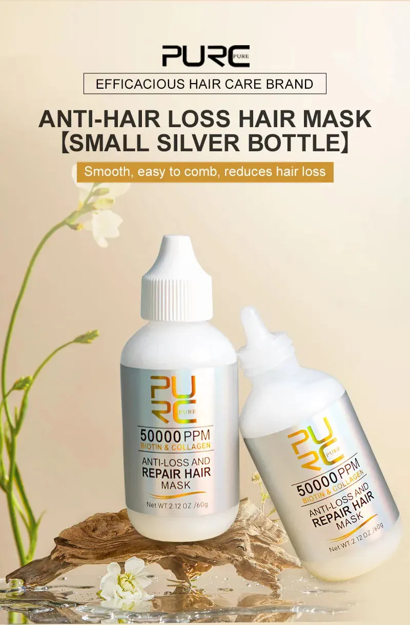 Collagen Hair Mask Biotin Hair Loss Treatment.