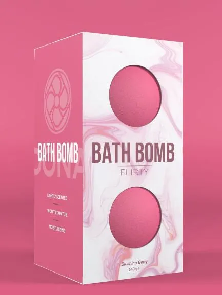 Dona Bath Bomb Flirty Blushing Berry 140g