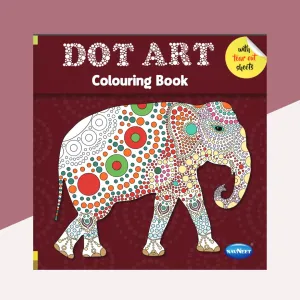 Dot Art Colouring Book : A Therapeutic Colouring Adventure ( Pack of 1 )