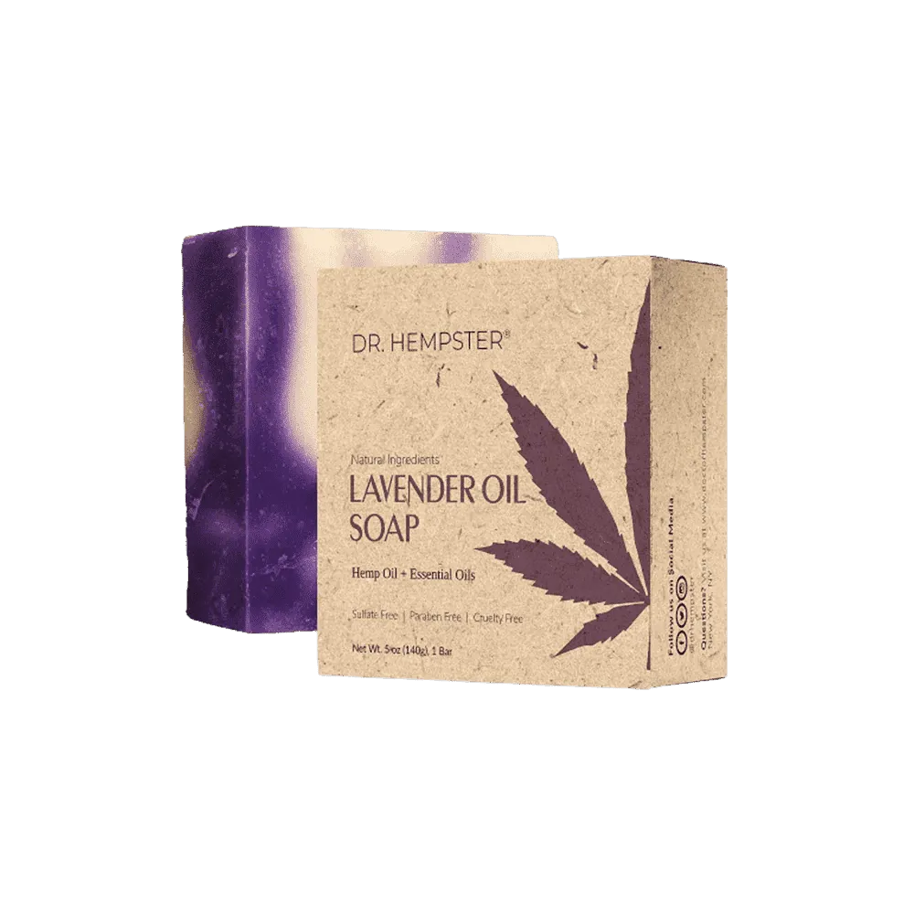 Dr. Hempster Anti-Inflammatory Hemp & Lavender Soap