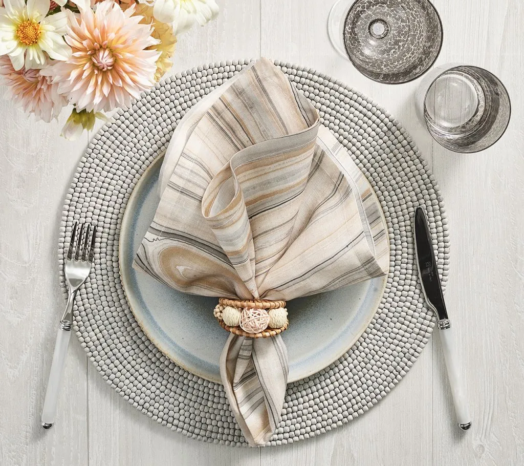 Driftwood Placemat in Gray, Set of 4