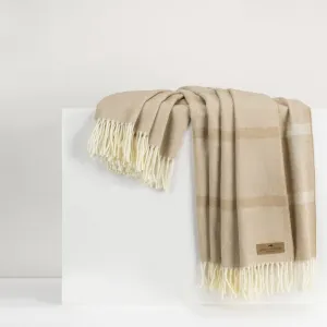 Dune Montauk Stripe Herringbone Throw by Lands Downunder