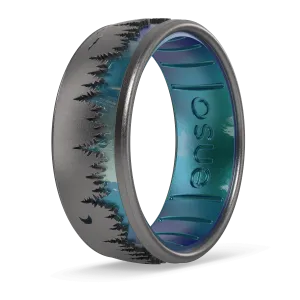 Etched Silicone Ring - Woodland