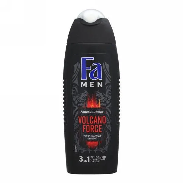 FA MEN VOLCANO FORCE 3IN1 SHOWER GEL 250ML