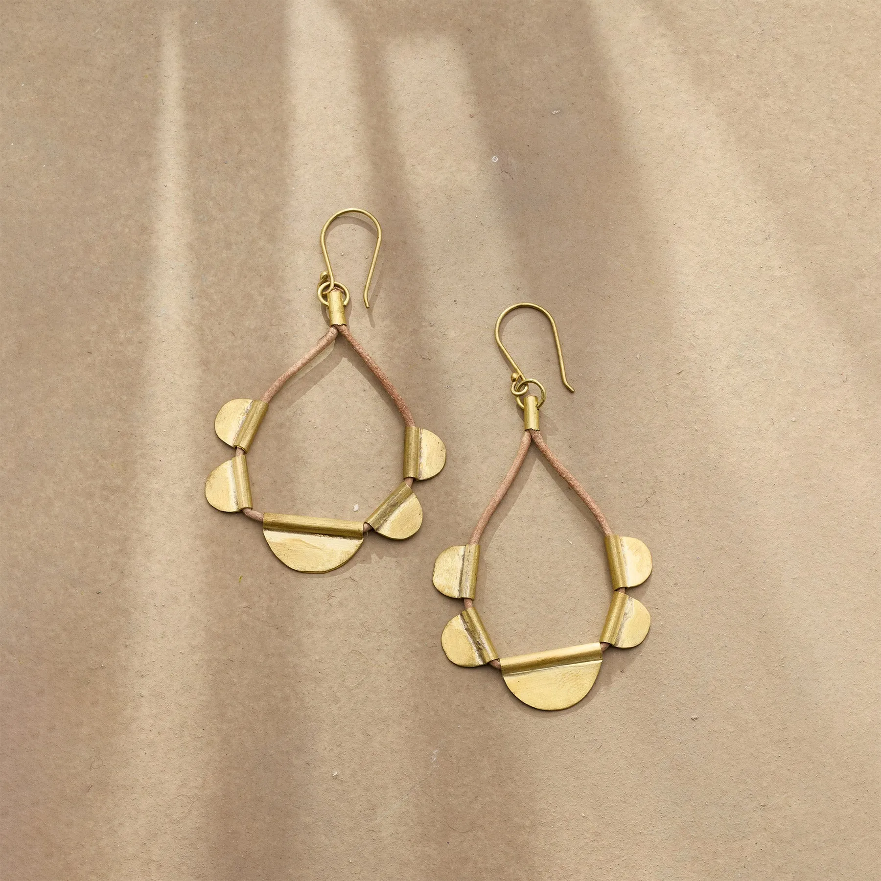 Gilded Scallops Earrings