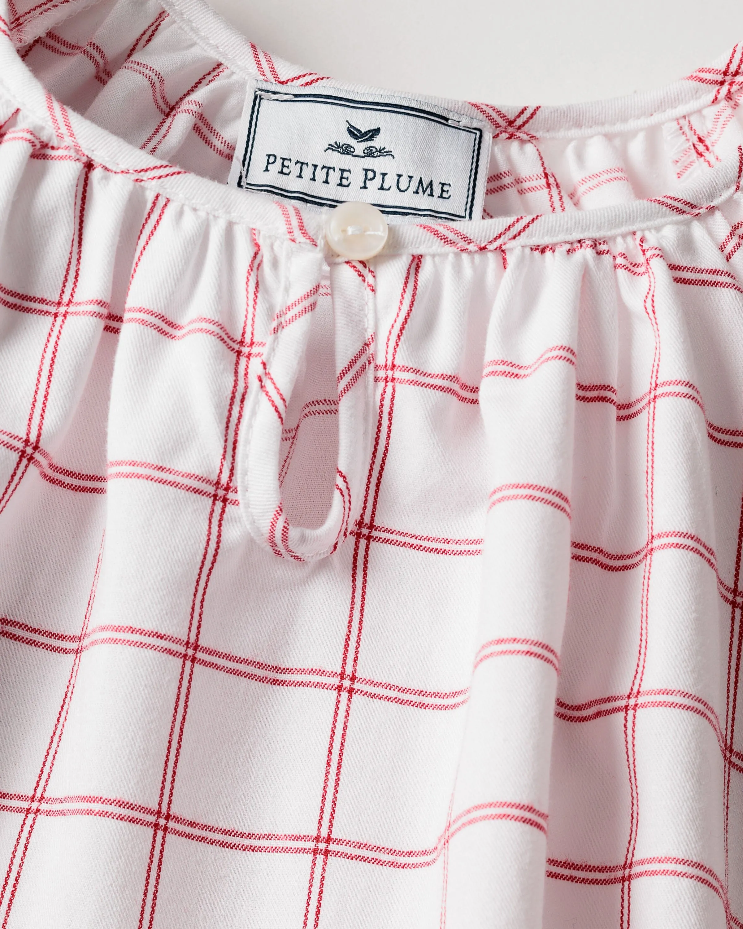 Girl's Twill Delphine Nightgown | Garnet Tattersall