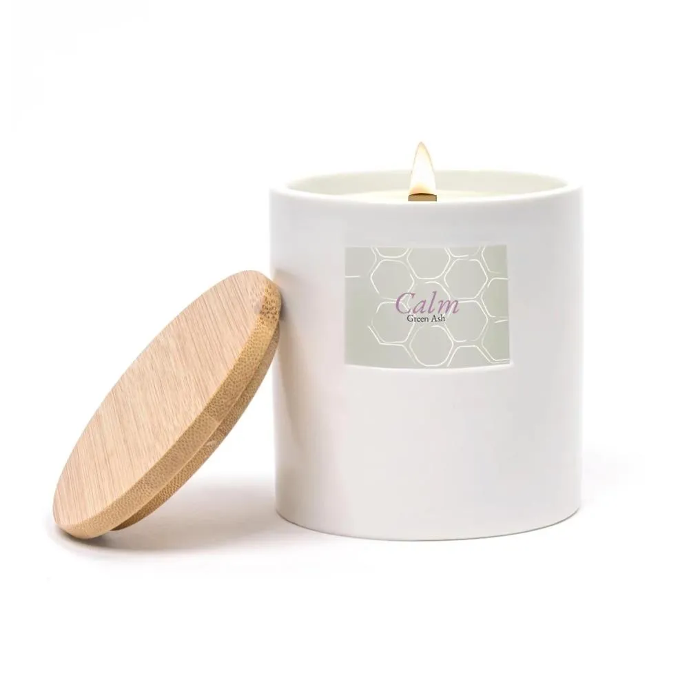 Green Ash Decor 5.5oz Candle - Calm: Ideal Bath Companion