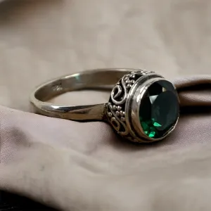 Green Quartz Ring