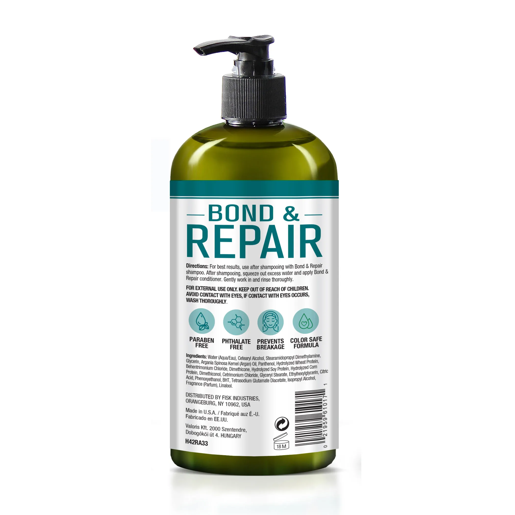 Hair Chemist Bond & Repair Bonding Hair Treatment Argan Conditioner 33.8 oz.