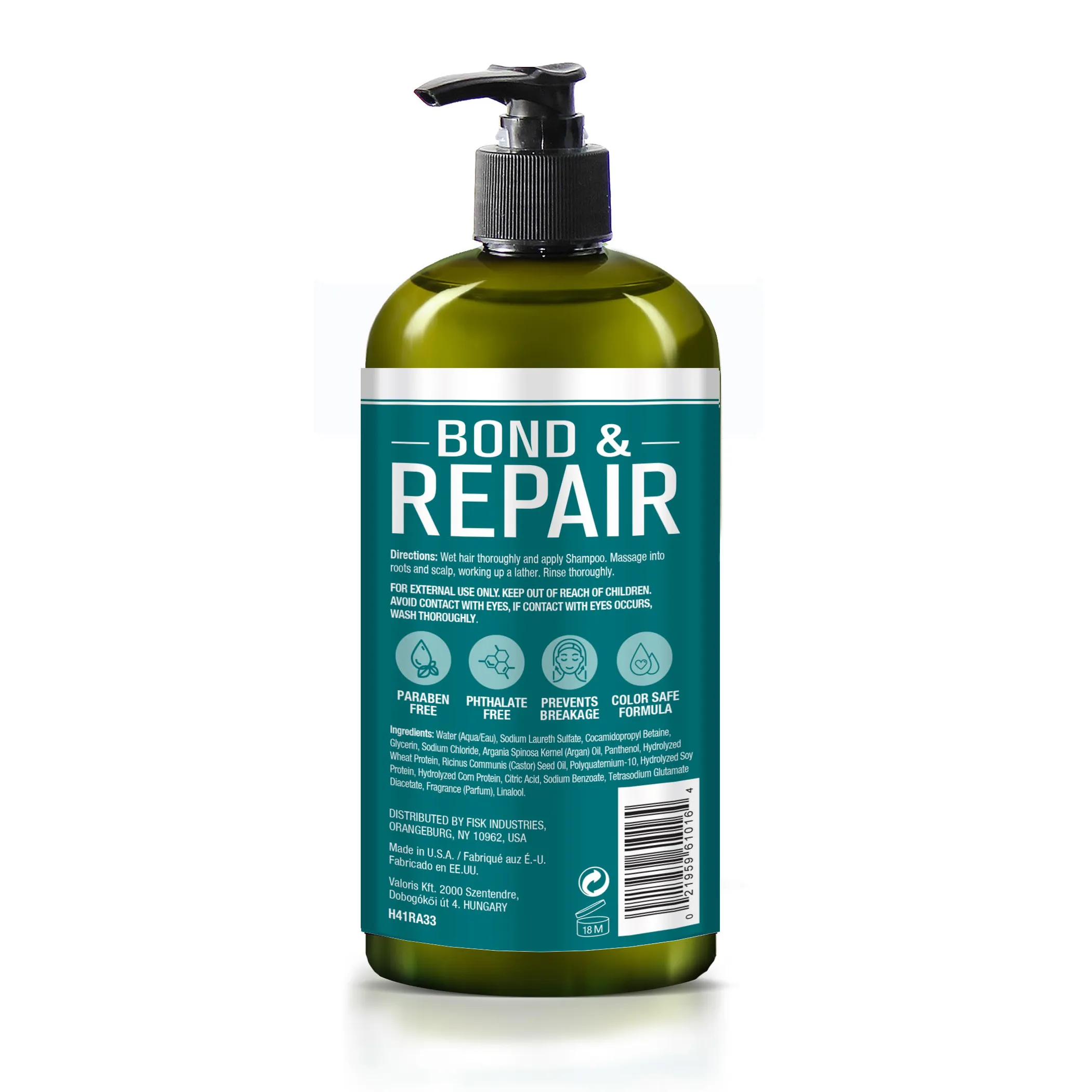 Hair Chemist Bond & Repair Bonding Hair Treatment Argan Shampoo 33.8 oz.