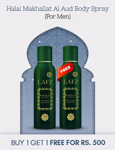 Halal Makhallat Al Aud Body Spray For Men (Buy 1 Get 1 Free)