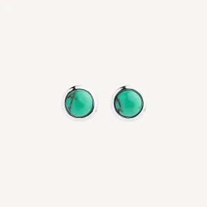 Husk Turquoise Stud Earring