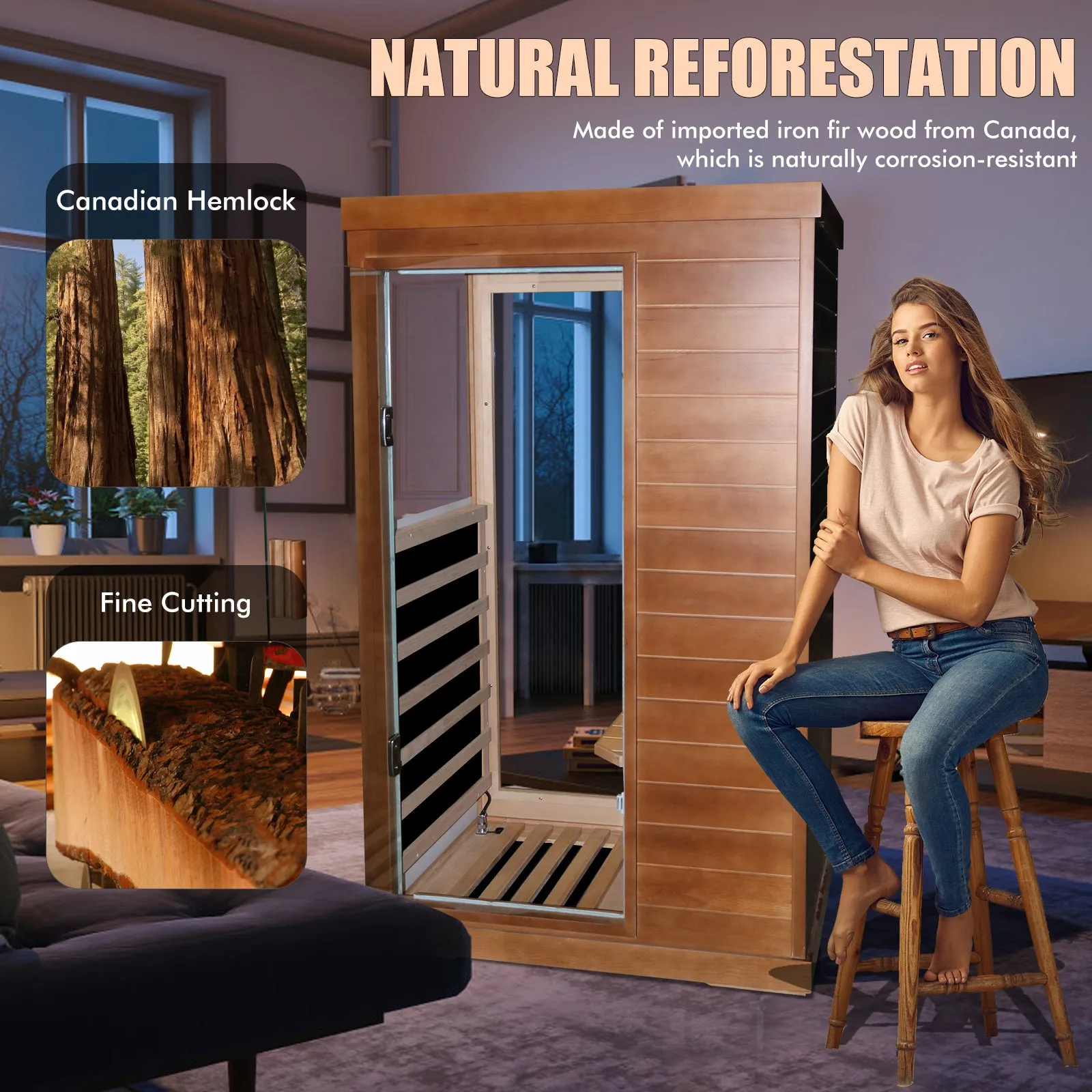 Infrared Sauna Room: Private Relaxation & Therapeutic Heat Benefits at Home