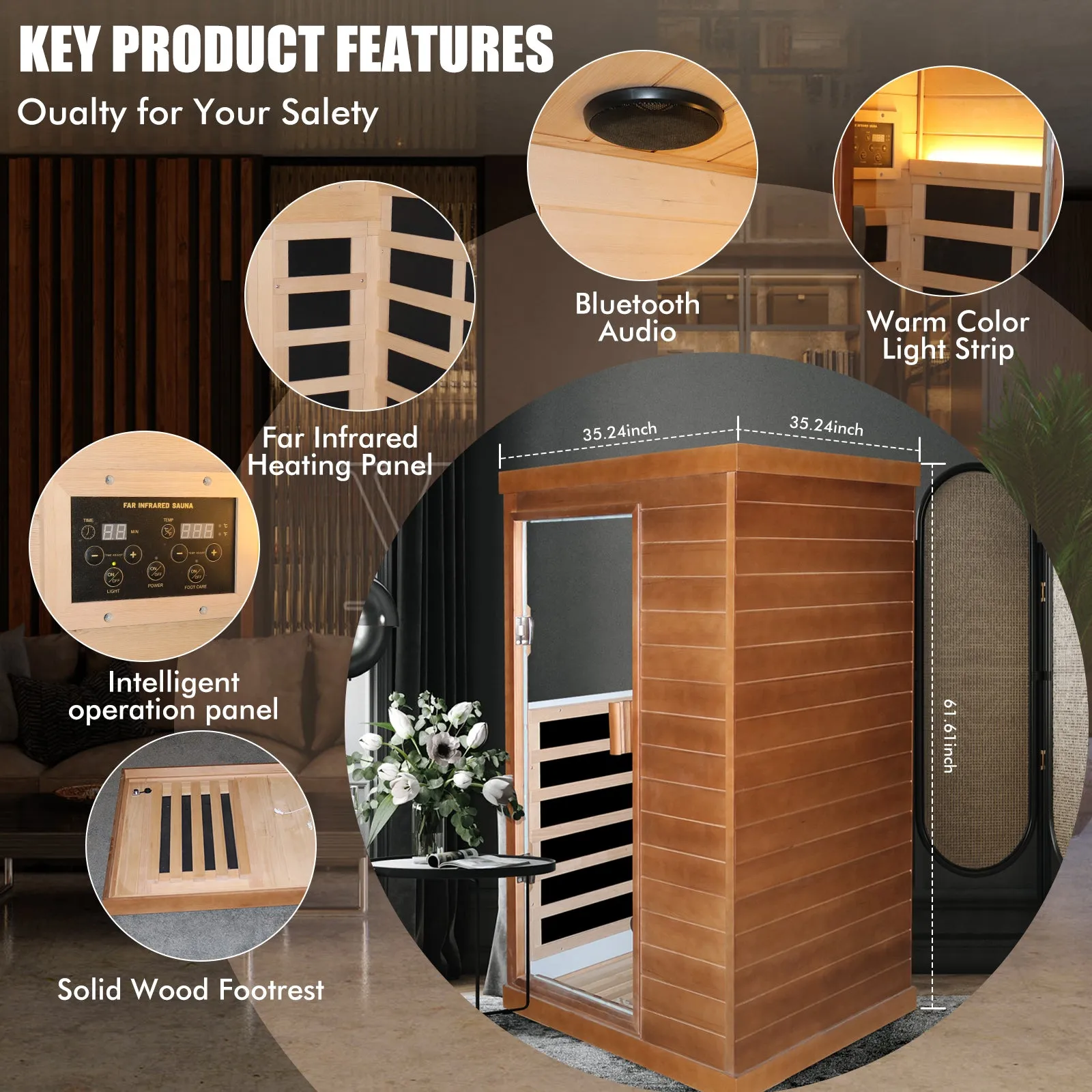 Infrared Sauna Room: Private Relaxation & Therapeutic Heat Benefits at Home