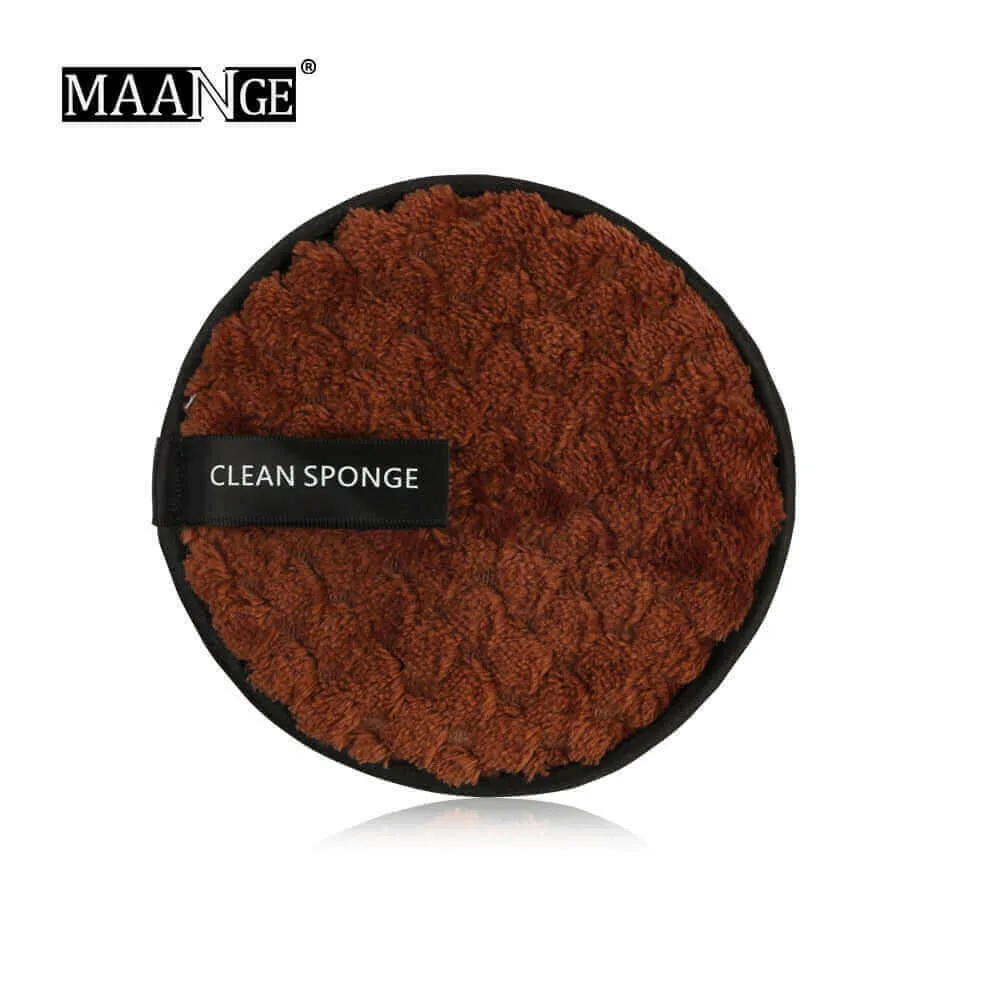 MAANGE Double Sided Makeup Remove Puff Wash Face