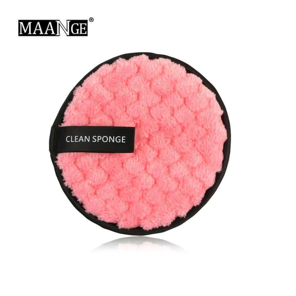 MAANGE Double Sided Makeup Remove Puff Wash Face