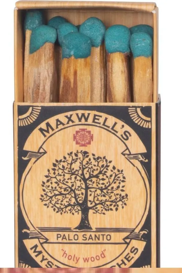 Maxwell's Mystic Matches Palo Santo "holy wood"