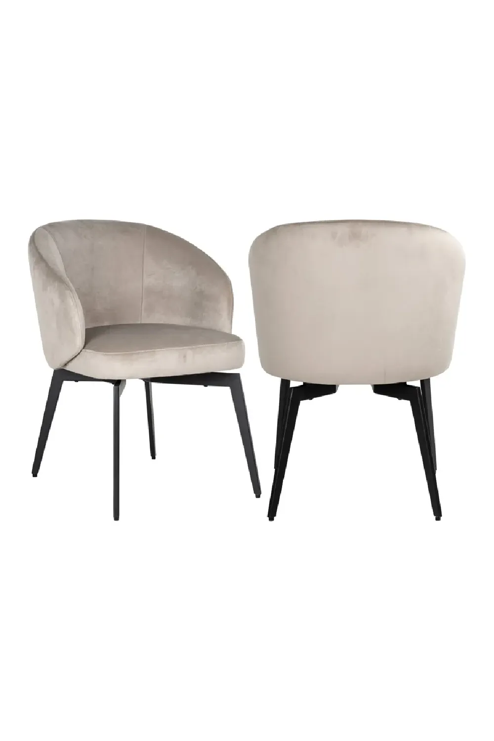 Modern Curved Dining Chair | OROA Amphara