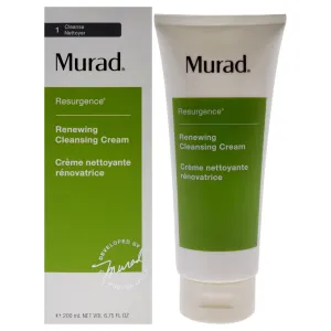 Murad Resurgence Renewing Cleansing Cream - Anti-Aging, Cleansing Cream Face Wash - Hydrating Daily Face Cleanser, 6.75 Fl Oz (packaging may vary)