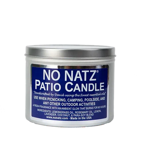 No Natz Tin Patio Candle 16 oz.