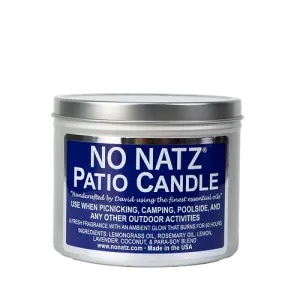 No Natz Tin Patio Candle 16 oz.