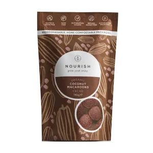 Nourish Cacao Coconut Macaroons 140g