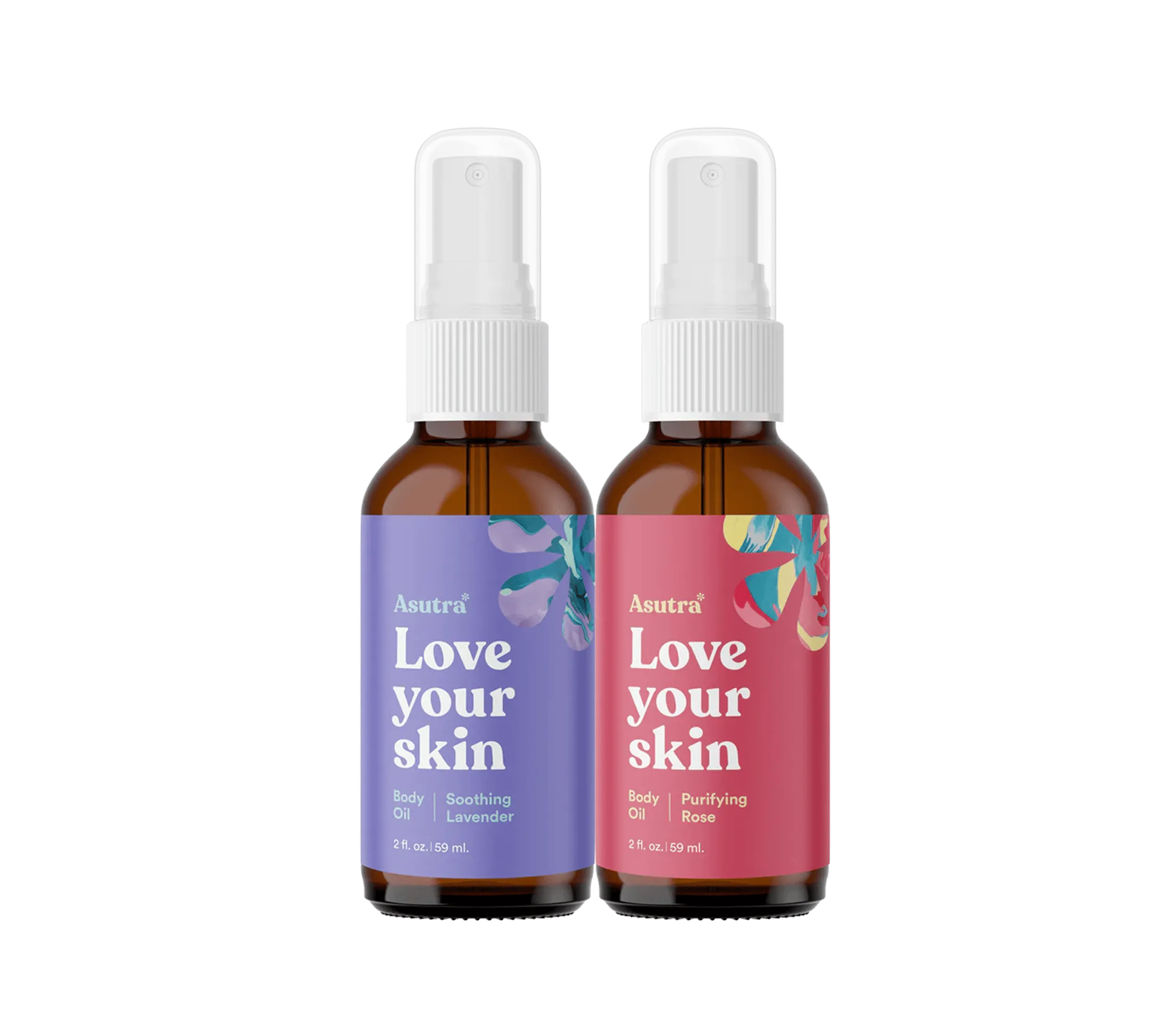 Rose and Lavender Body Oil Bundle