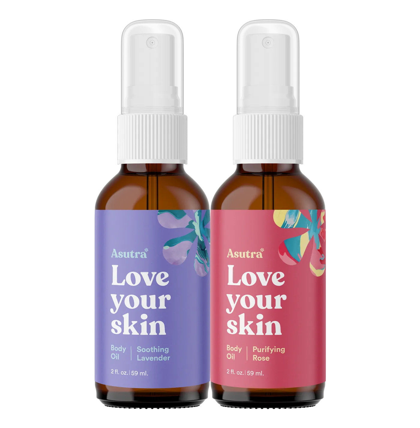 Rose and Lavender Body Oil Bundle