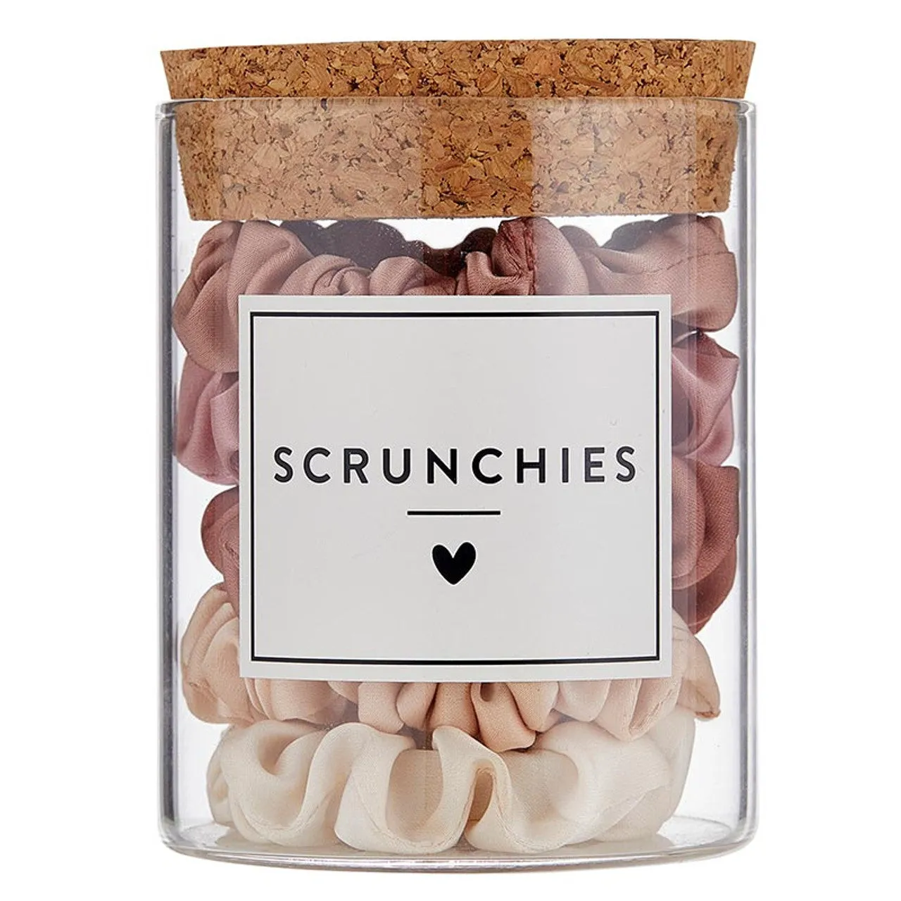 Satin Scrunchies Jar