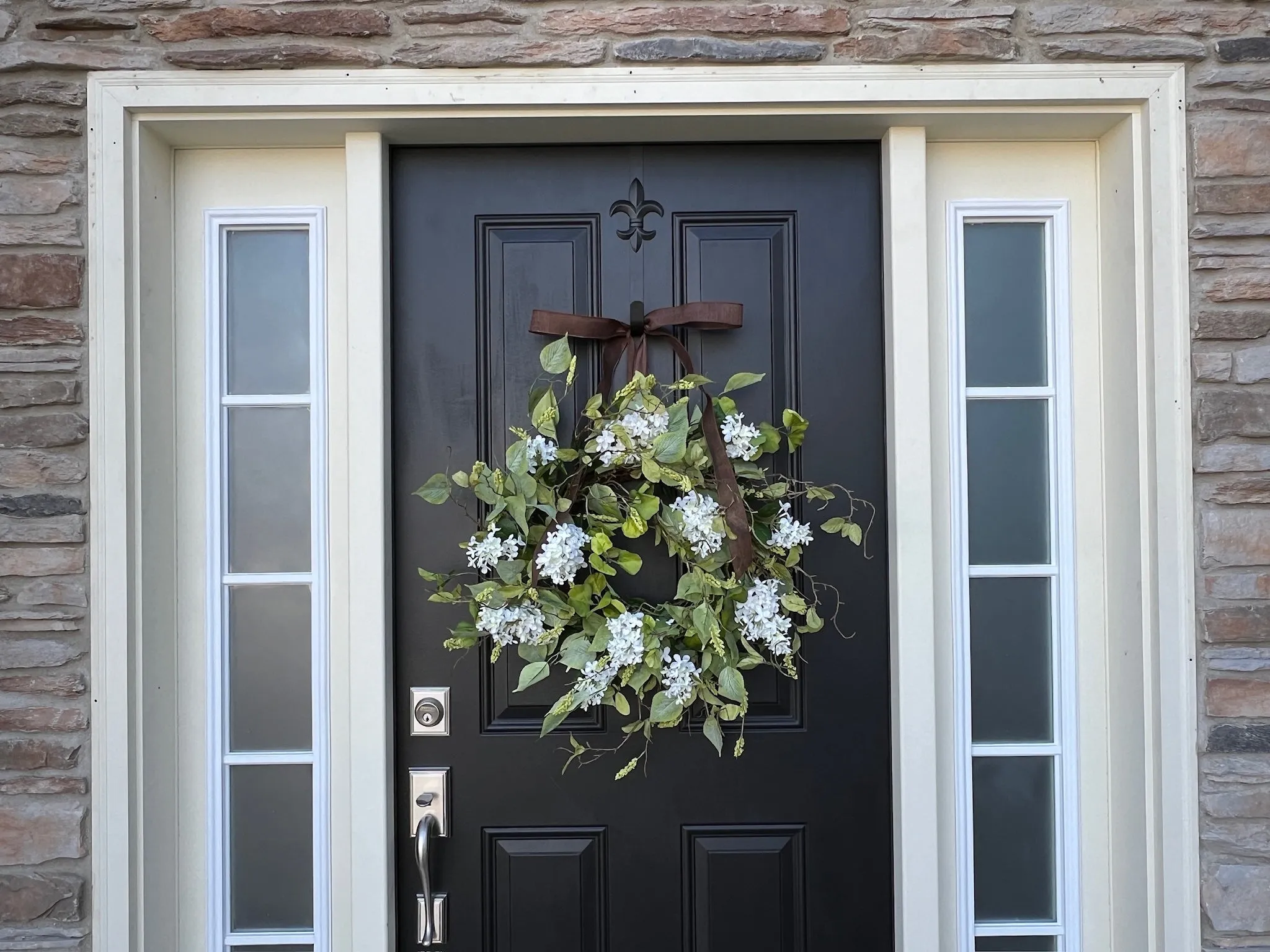 Spring Meadow Lilac Wreath