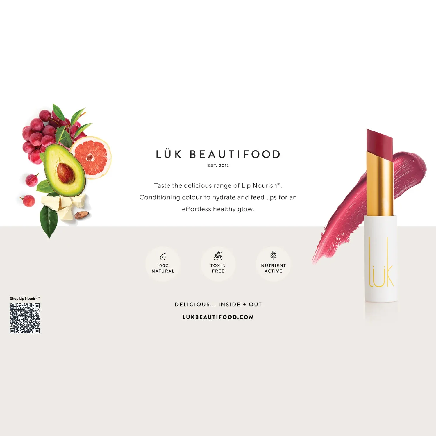 Tasting Plates: Lip Nourish™ Natural Lipstick Shade Samples