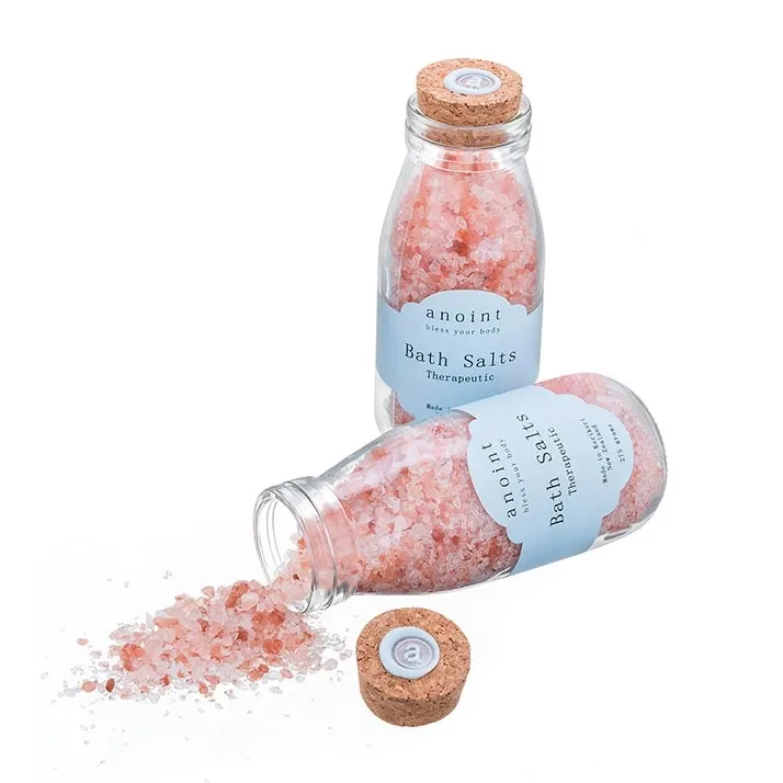 Therapeutic Pink Bath Salts Bottle (275g)