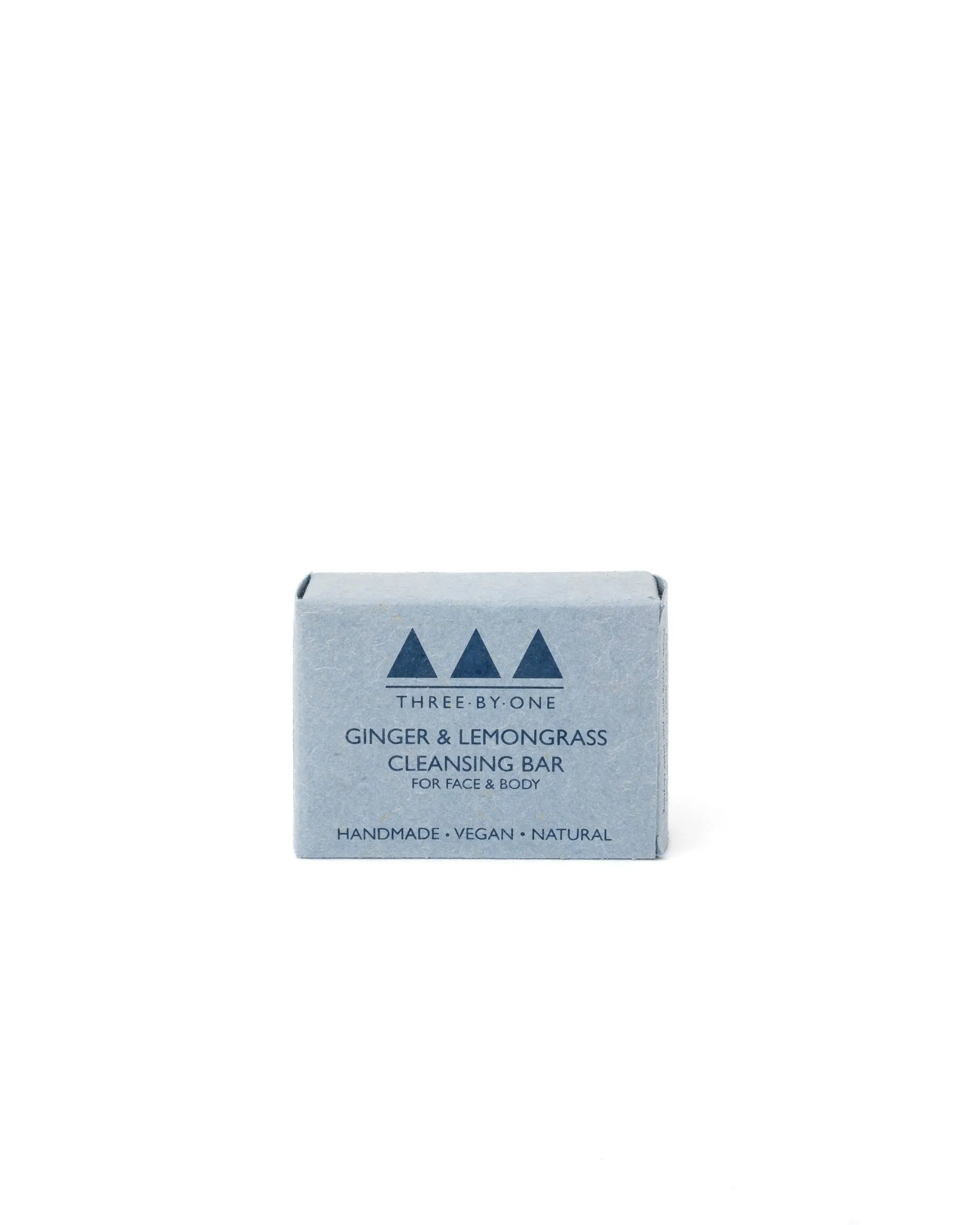 Three By One Ginger & Lemongrass Cleansing Bar for face & body