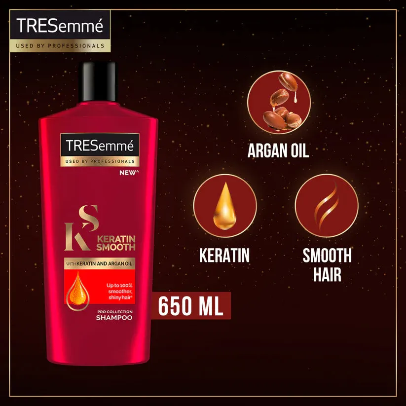 Tresemme Shampoo Keratin Smooth & Straight - 660Ml