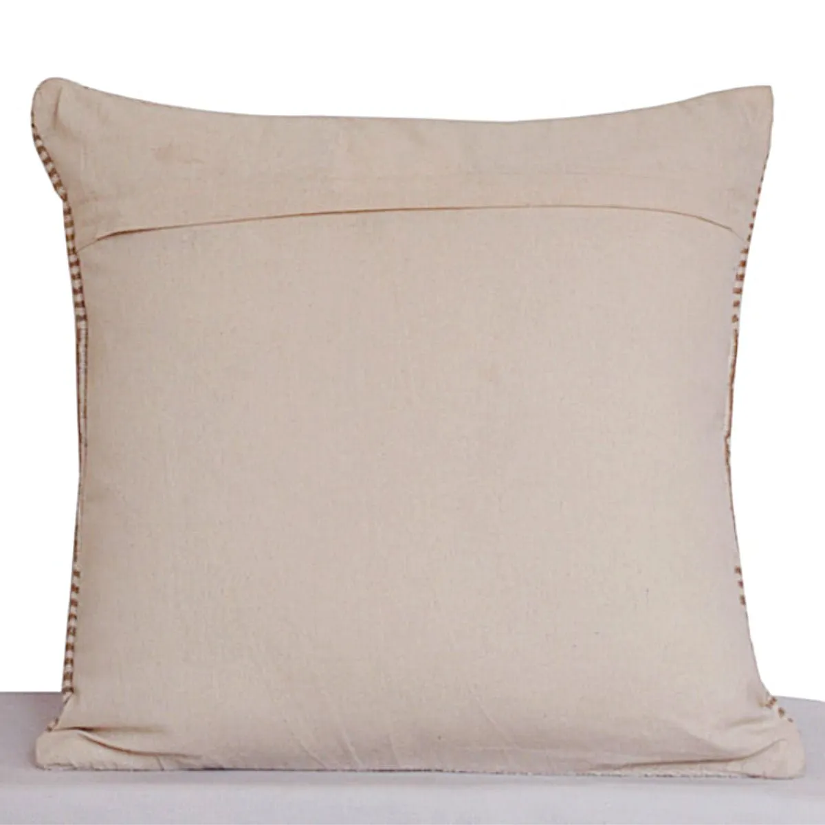 Undisturbed Woven Patch Cushion Cover