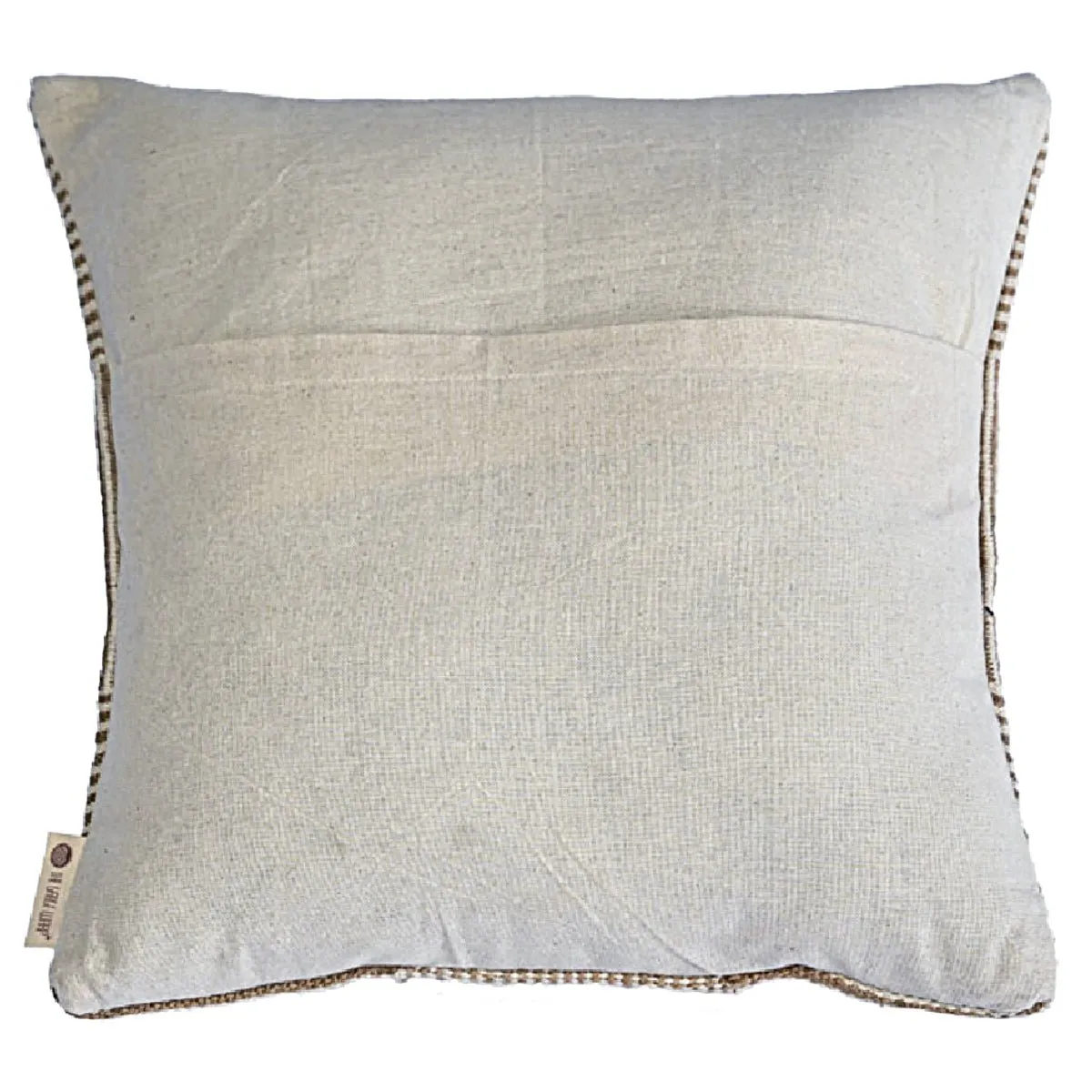 Undisturbed Woven Patch Cushion Cover