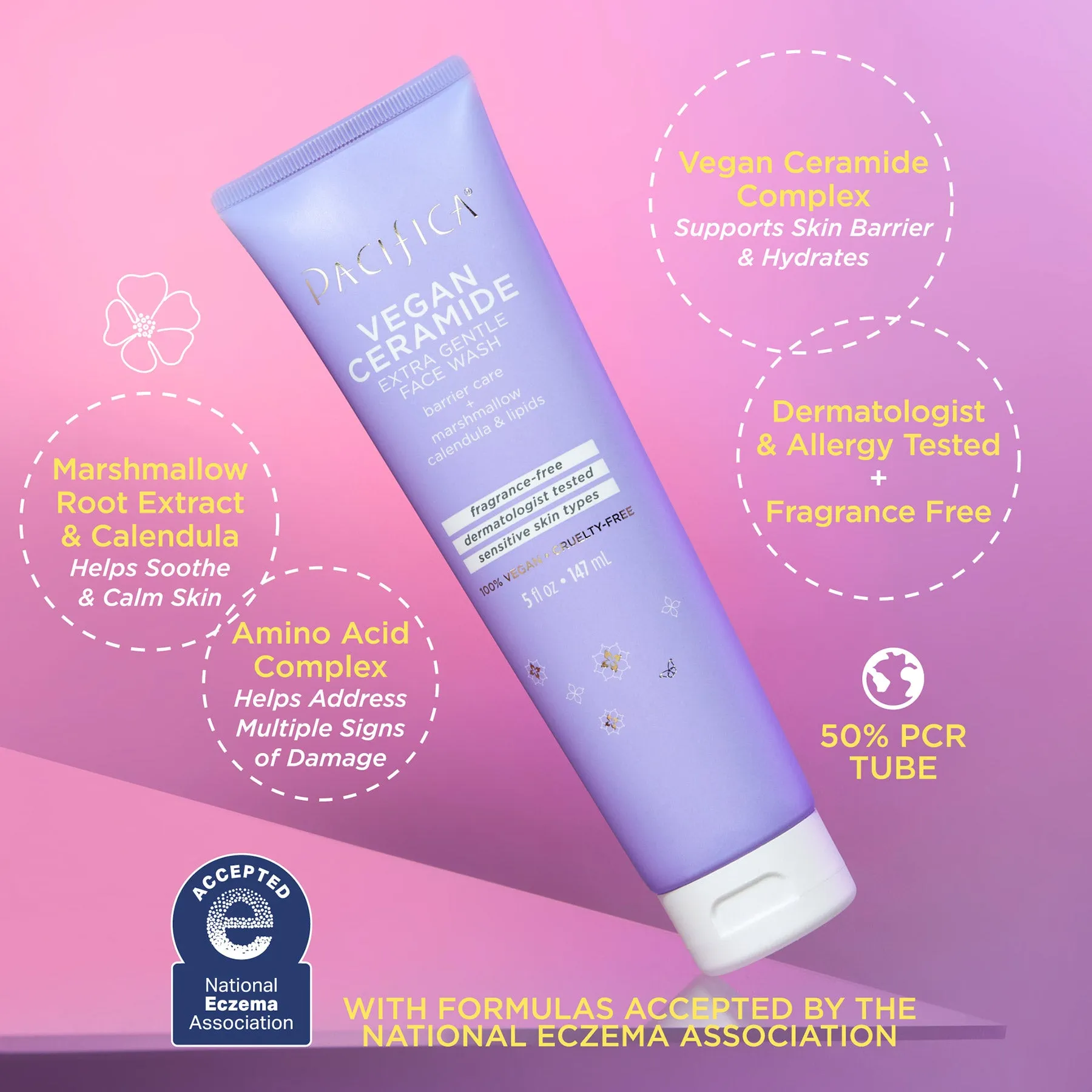 Vegan Ceramide Extra Gentle Face Wash