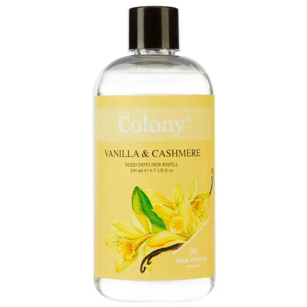 Wax Lyrical Colony 200ml Vanillia & Cashmere Diffuser Refill